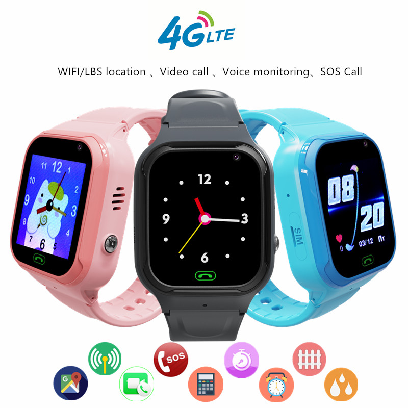 Smartwatch Digital Watches For Kid Girl - 4G Smart Phone-horloge voor kinderen Videogesprek