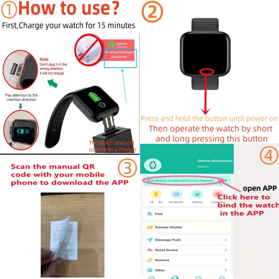 Smart Watch Bericht Herinner M - Smartwatch Watches For Girls recensie en prijs
